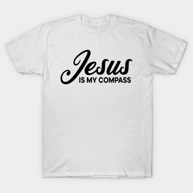 Jesus is my Compass Christian T-Shirt by thelamboy